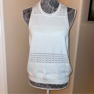 Abercrombie & Fitch pointelle knit tank women’s size XL